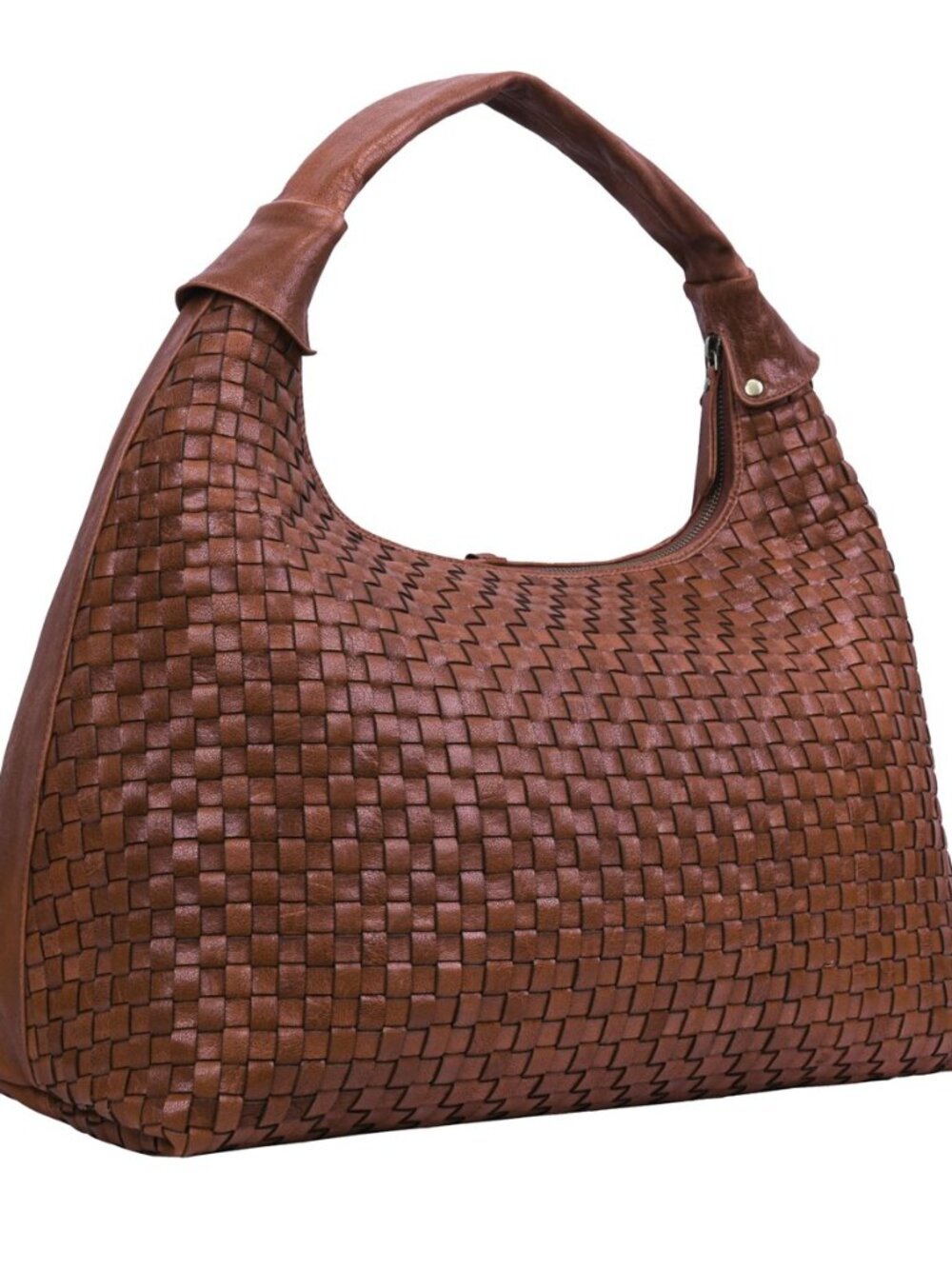 Addison Braided Leather Tote Bag for Women